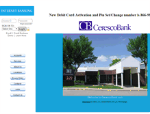 Tablet Screenshot of cerescobank.com